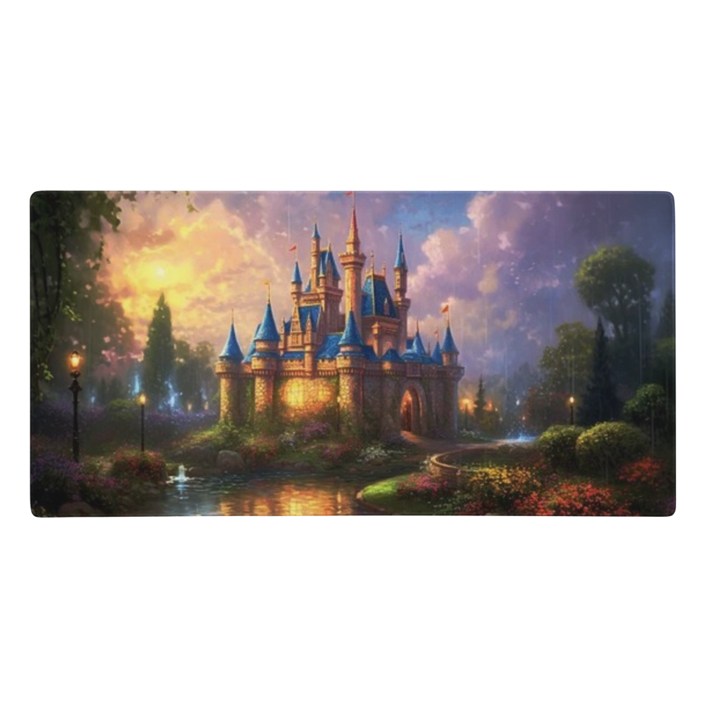 Gaming Mouse Pad - Kinkade Disney Castle