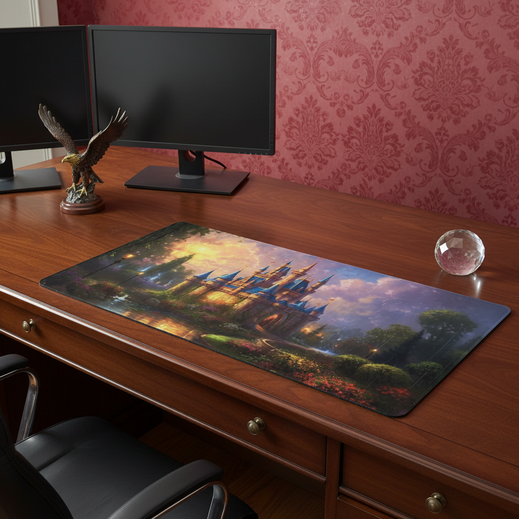Gaming Mouse Pad - Kinkade Disney Castle