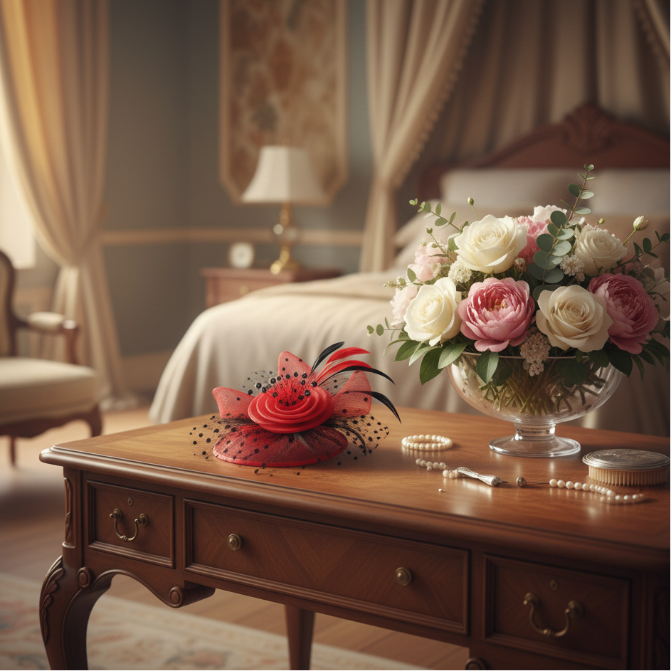 KOKO Mesh Feather Headband Fascinators