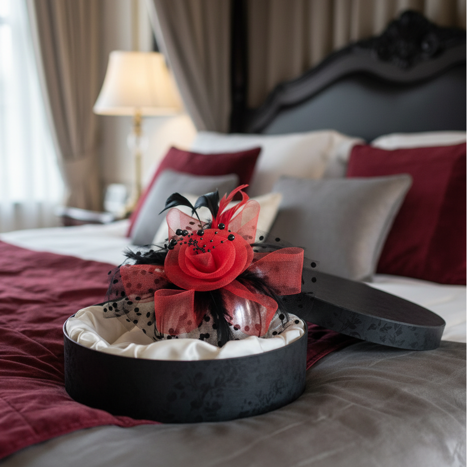 KOKO Mesh Feather Headband Fascinators