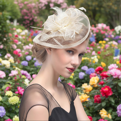 Hemp & Feather Hairpin Fascinators