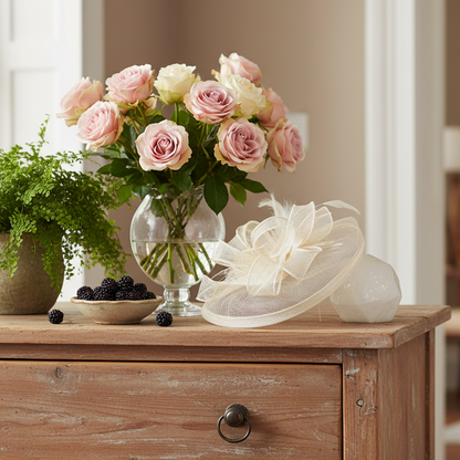 Hemp & Feather Hairpin Fascinators