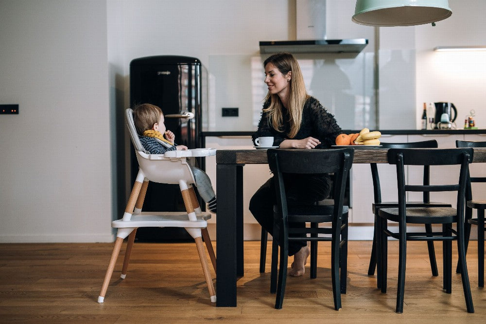 Beech Wood 3 in 1 Table & Highchair