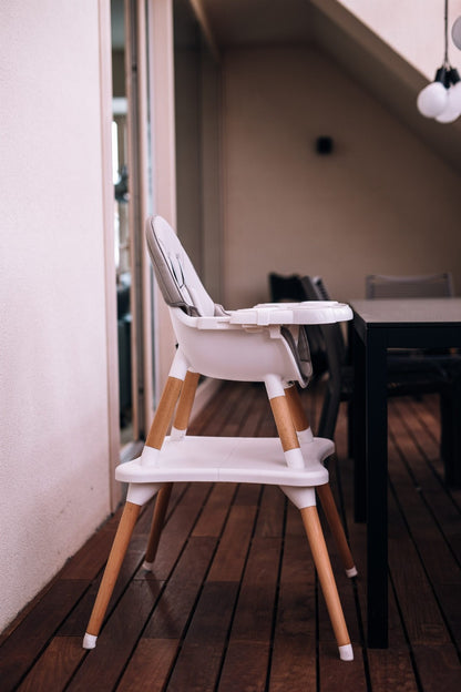 Beech Wood 3 in 1 Table & Highchair