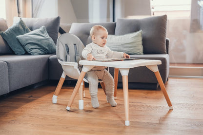 Beech Wood 3 in 1 Table & Highchair