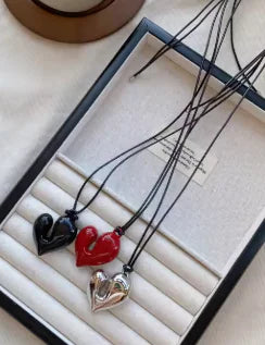 Irregular Heart Pendant Necklaces