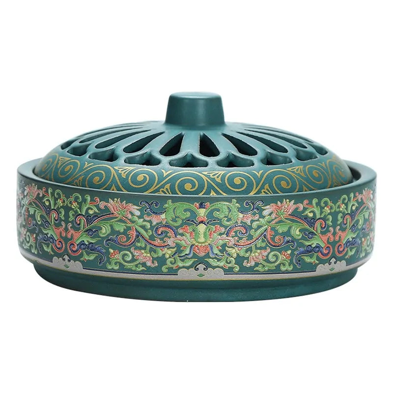 Enamel Ceramic Incense Coil Burners