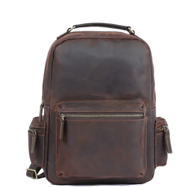 Langley Handmade Cowhide Leather Backpack