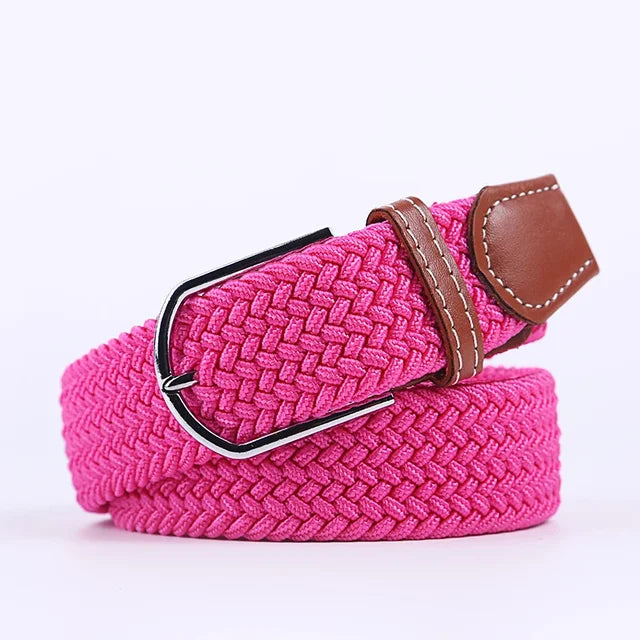 Casual Woven Fabric Elastic Belts