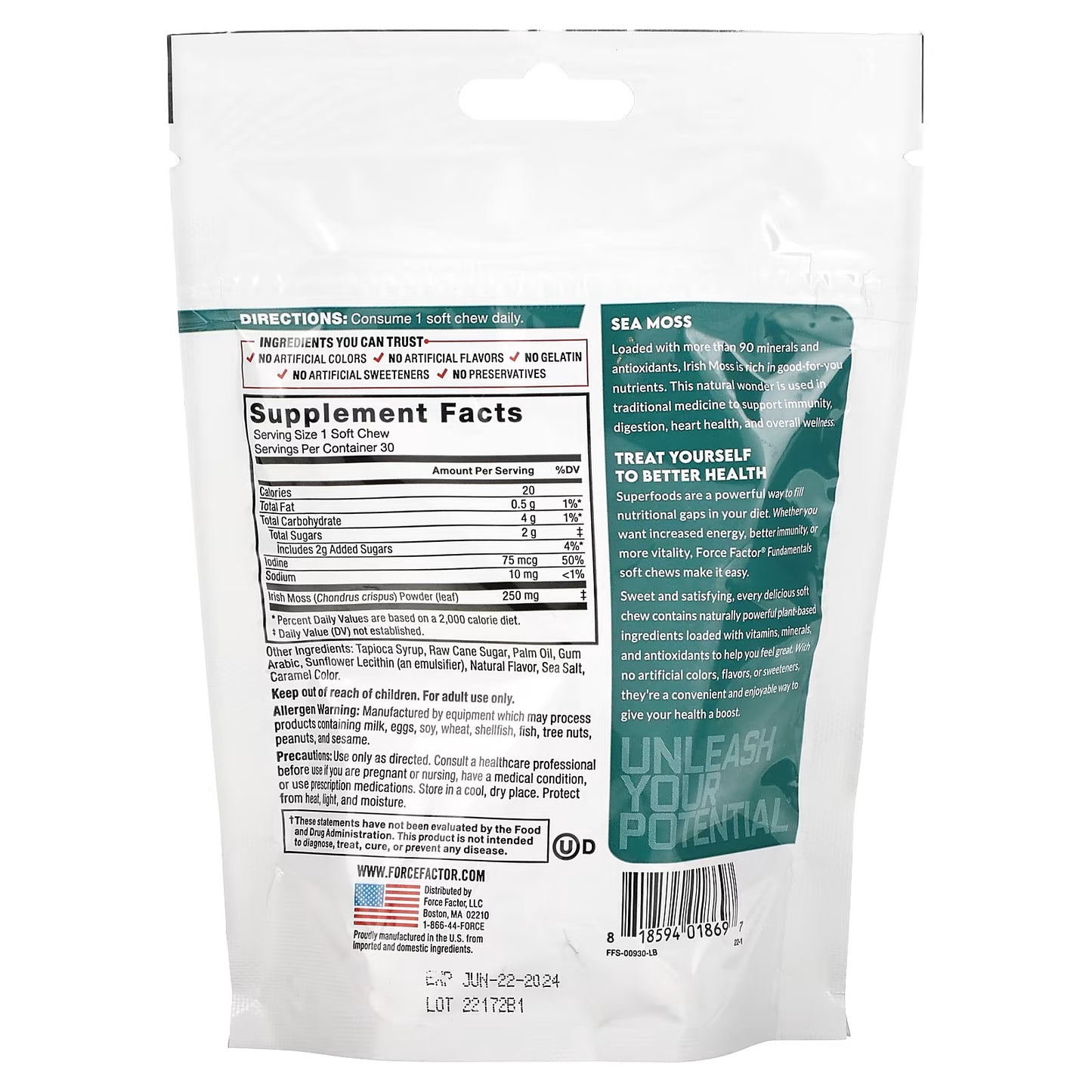 Force Factor Soft Chews