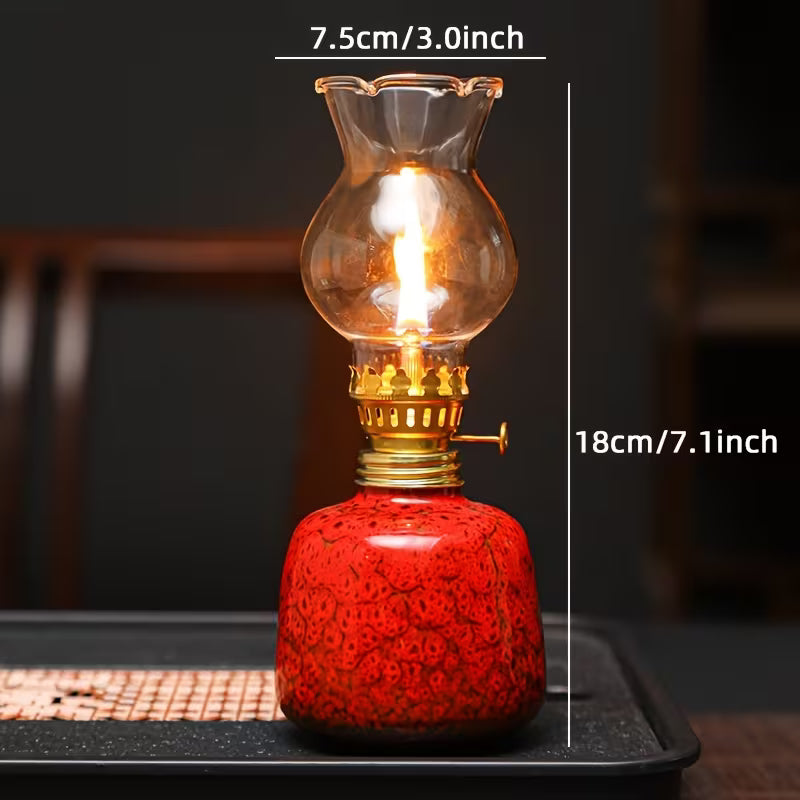 Ceramic Glaze Oil Lamps