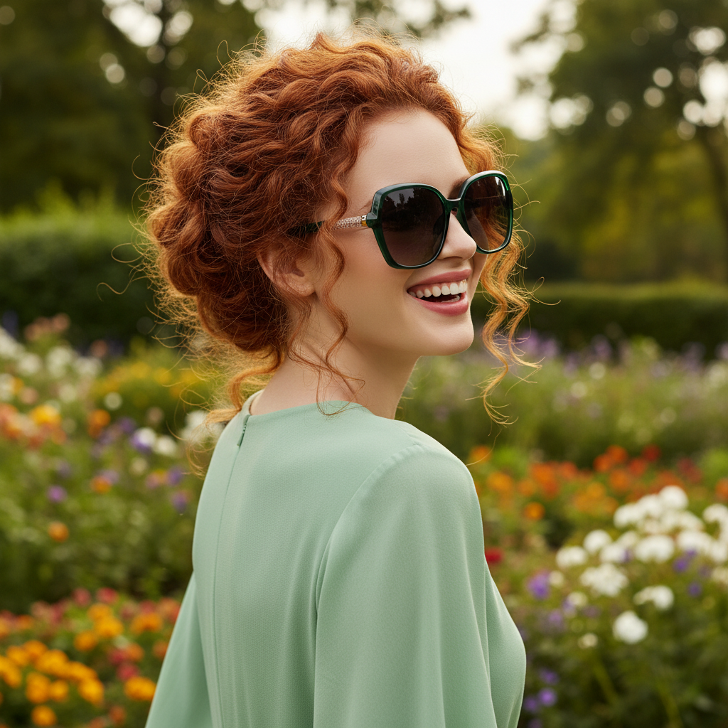 CATMONROE Cat-Eye Gradient Fashion Sunglasses