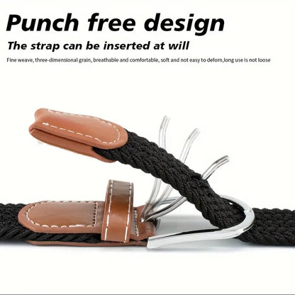 Casual Woven Fabric Elastic Belts