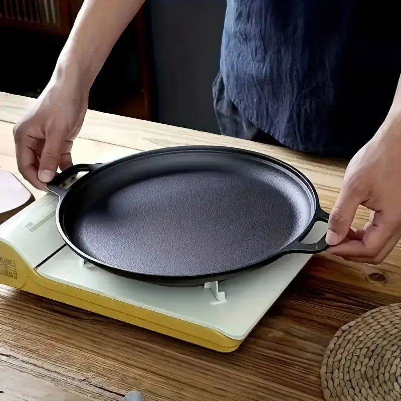 Multi-Function Cast Iron Non-Stick Griddle Skillet