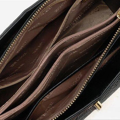 Birkin Inspired Genuine Leather Handbag - Dual Tone Snake Edition