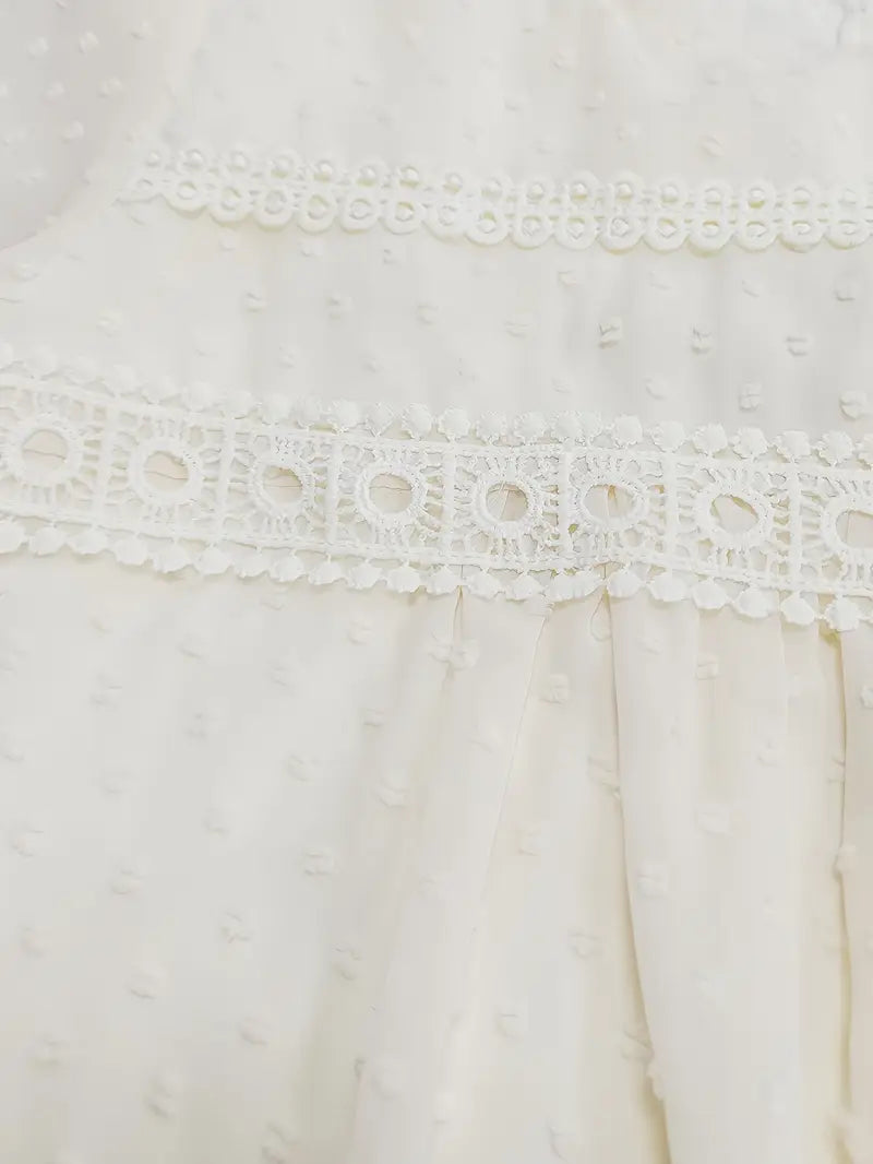 Chiffon Polka Dot Baby Doll Shortie Nightie