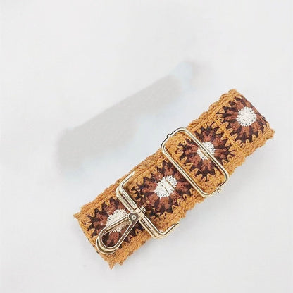 Retro Adjustable Woven Bag Straps