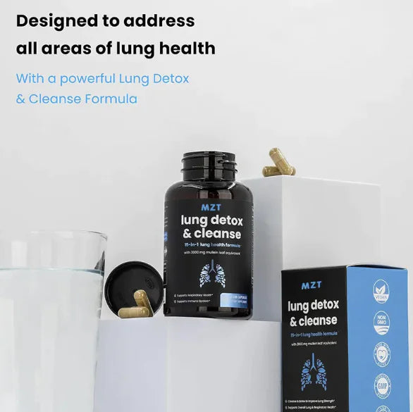 Lung Detox & Cleanse Mullein Leaf Capsules