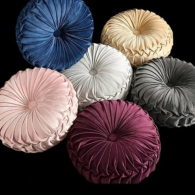 Pumpkin Velvet Throw Pillows