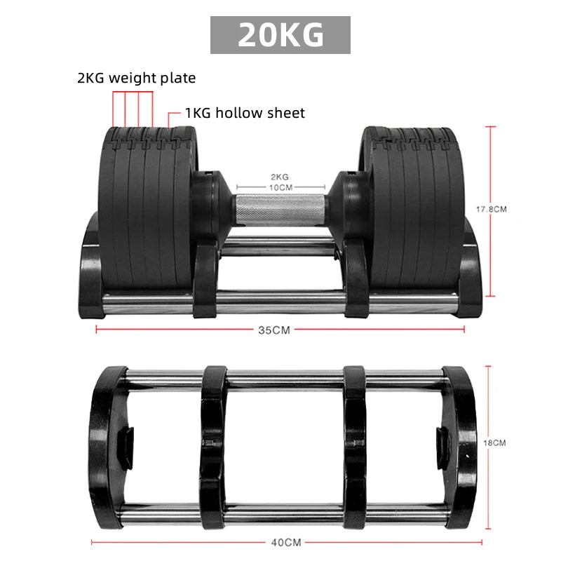 Quick Flex Adjustable Dumbbell