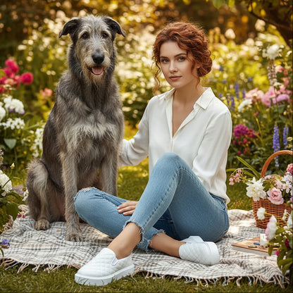 Quilted Platform Trainer Sneakers