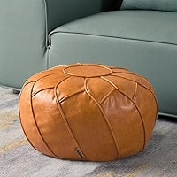 Moroccan Dual Purpose Vegan Leather Ottoman