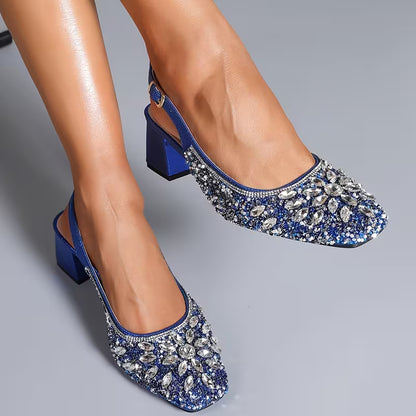 Luxurious Rhinestone Sandals