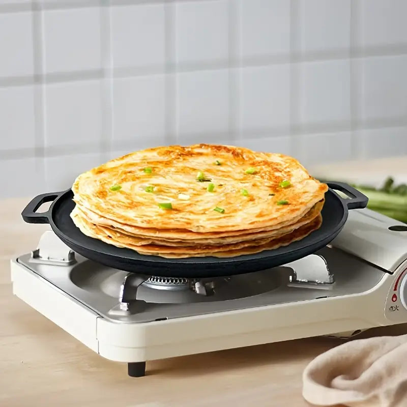 Multi-Function Cast Iron Non-Stick Griddle Skillet