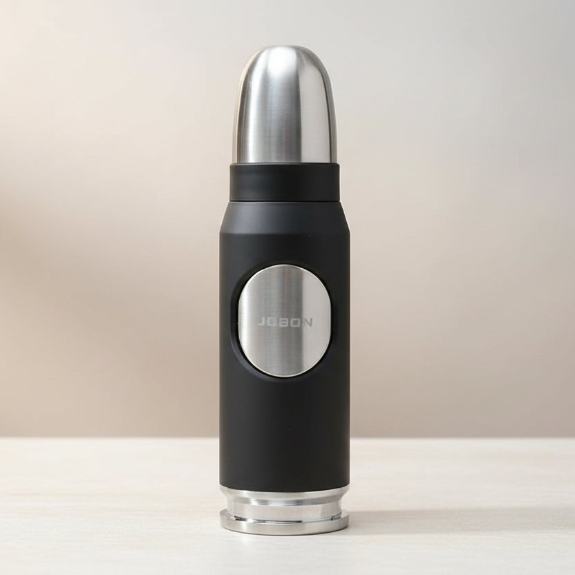 JOBON Metal Bullet Shaped Windproof Butane Lighter