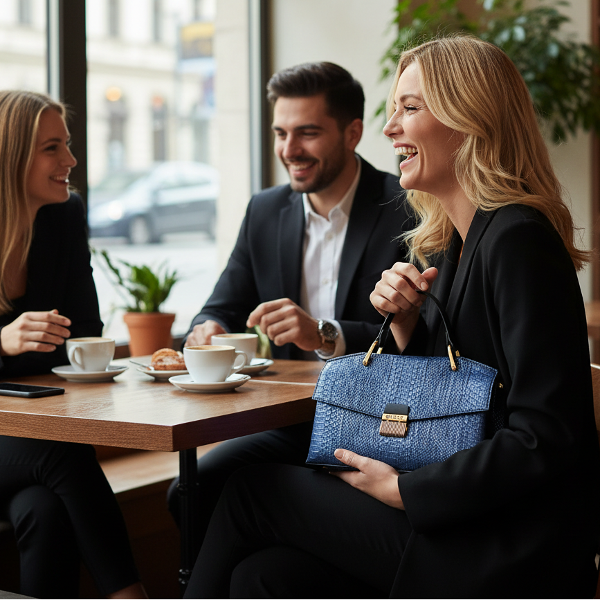 CIOCO Kiss Lock Snake Handbags