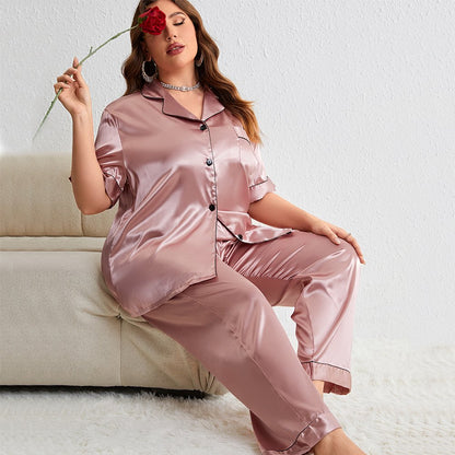 Nightwell Plus Size Polyester Satin Pajamas