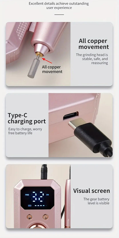 Manicure and Pedicure Nail Shaping Polishing Tool