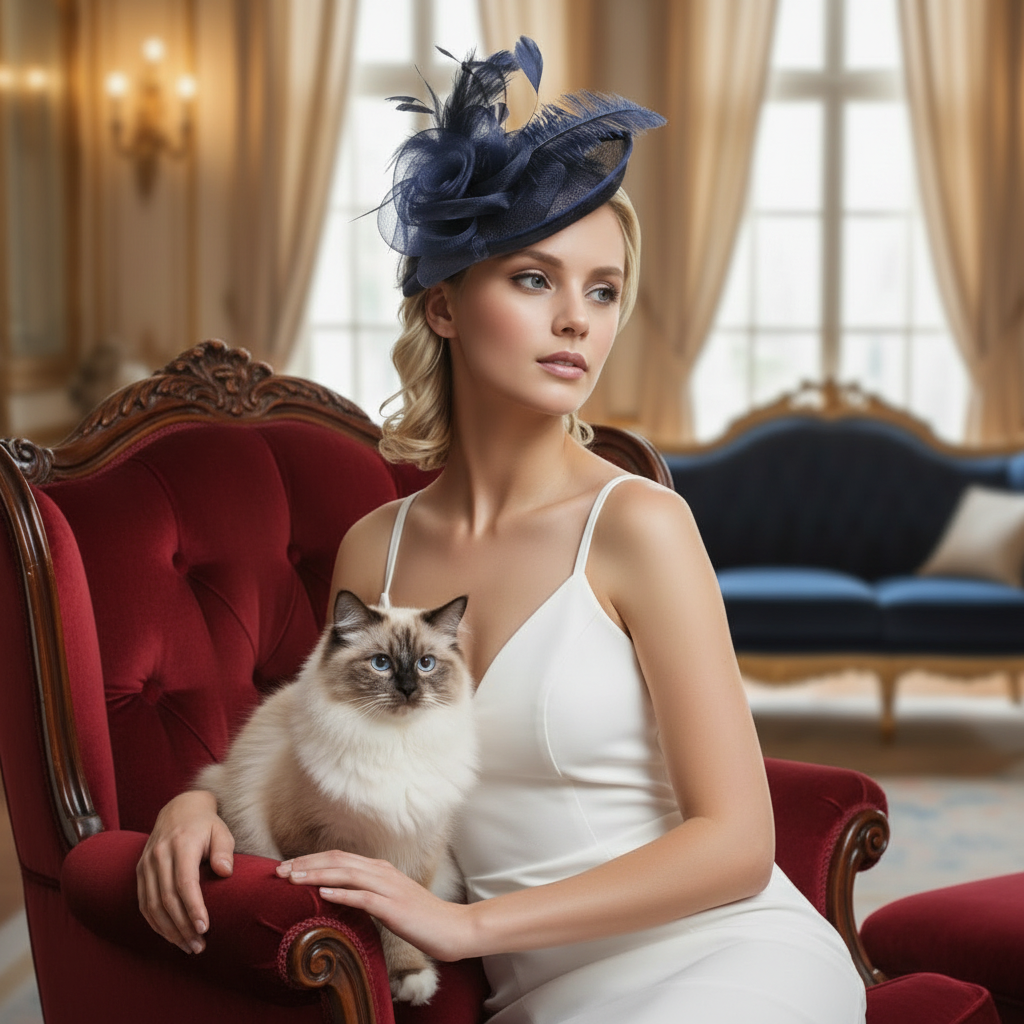 Ostrich Feather Fascinators