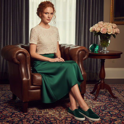 Lady Rose Satin A-Line Skirts