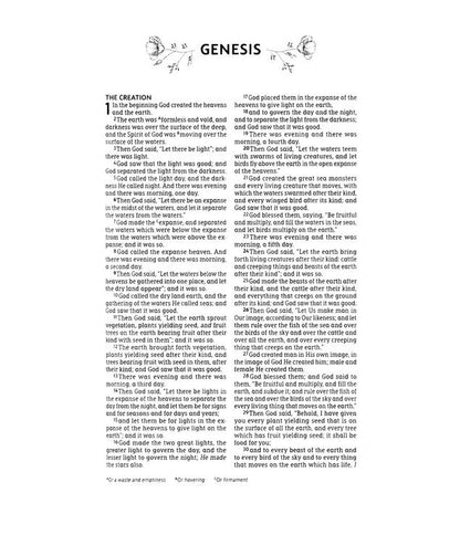 NASB Artisan Almond Floral Collection Bible