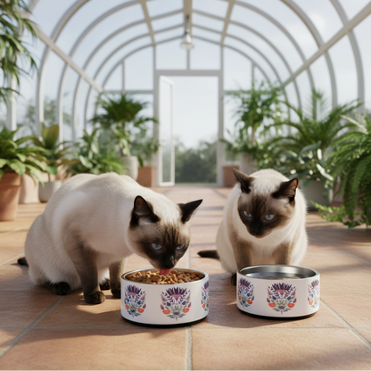 Double Wall Stainless Steel Pet Bowl