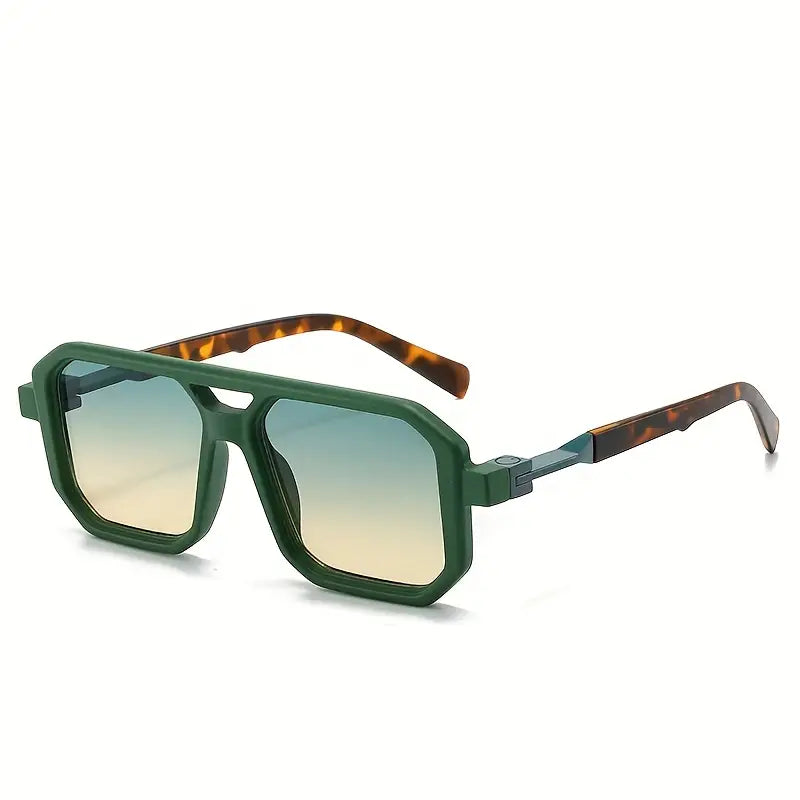TITANORA Unisex Square Frame Designer Sunglasses