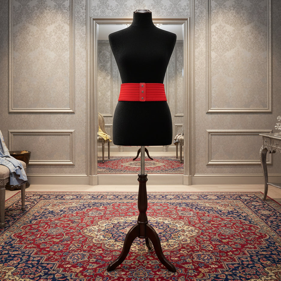 Domed Elastic Wide Belts