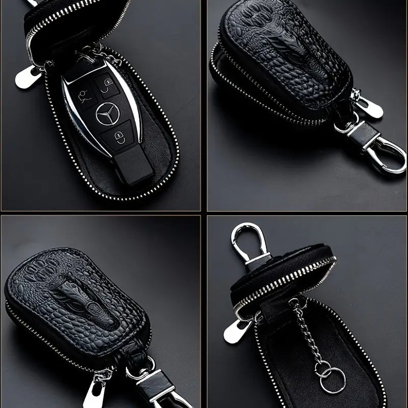 Vinci Genuine  Cowhide Leather Car Key Case