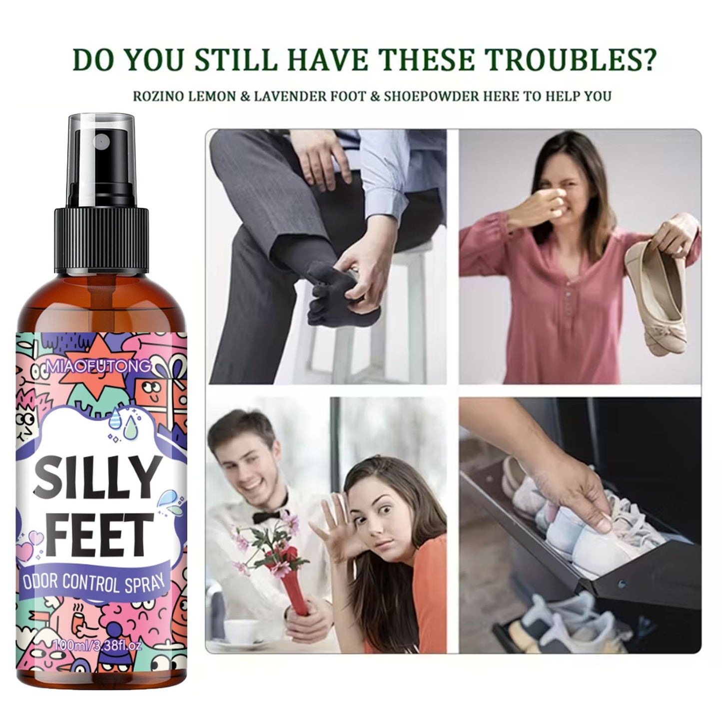 Silly Feet Odor Control Spray