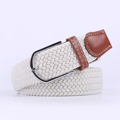 Casual Woven Fabric Elastic Belts