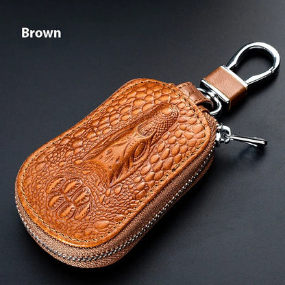 Vinci Genuine  Cowhide Leather Car Key Case