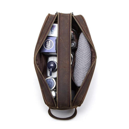 Crazy Horse Cowhide Organizer Bag