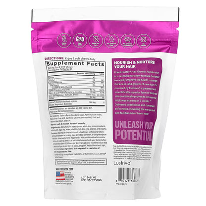 Force Factor Hair Growth Accelerator Soft Chews
