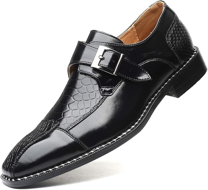 Monkstrap Leather Dress Shoes