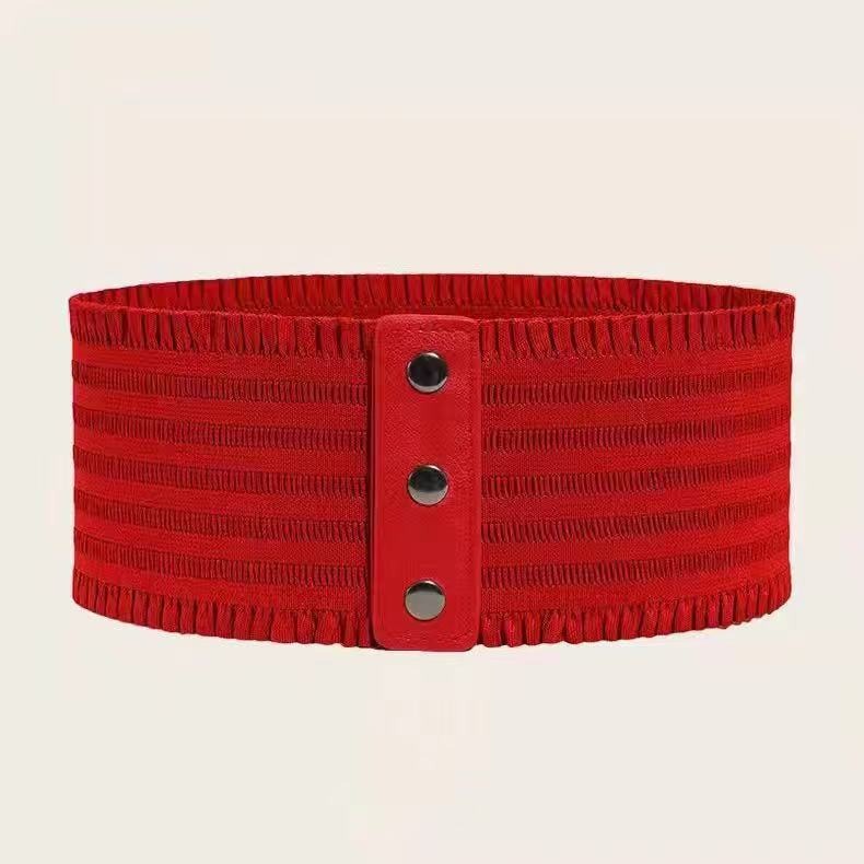 Domed Elastic Wide Belts
