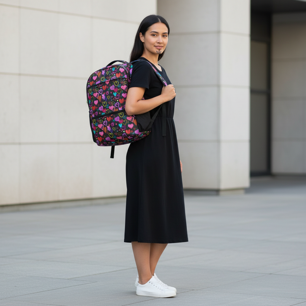 Chic Heart Explorer Backpack