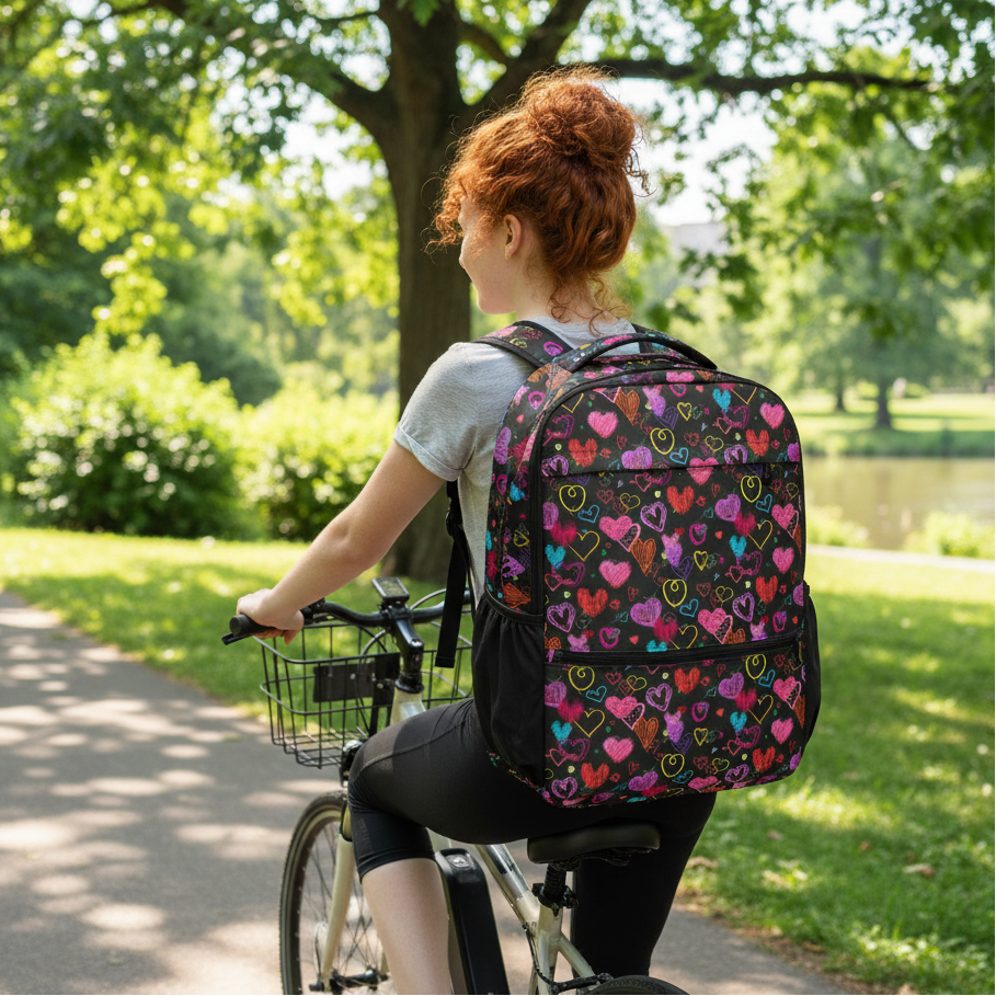 Chic Heart Explorer Backpack
