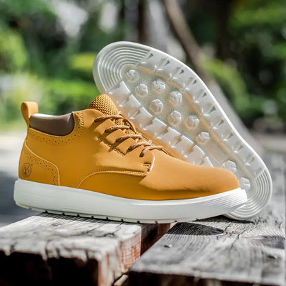 FLYLAND Handcrafted Premium Genuine Cow Leather Chukka Boots