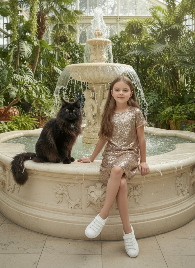 GEM Sparkling Sequin A-Line Dress